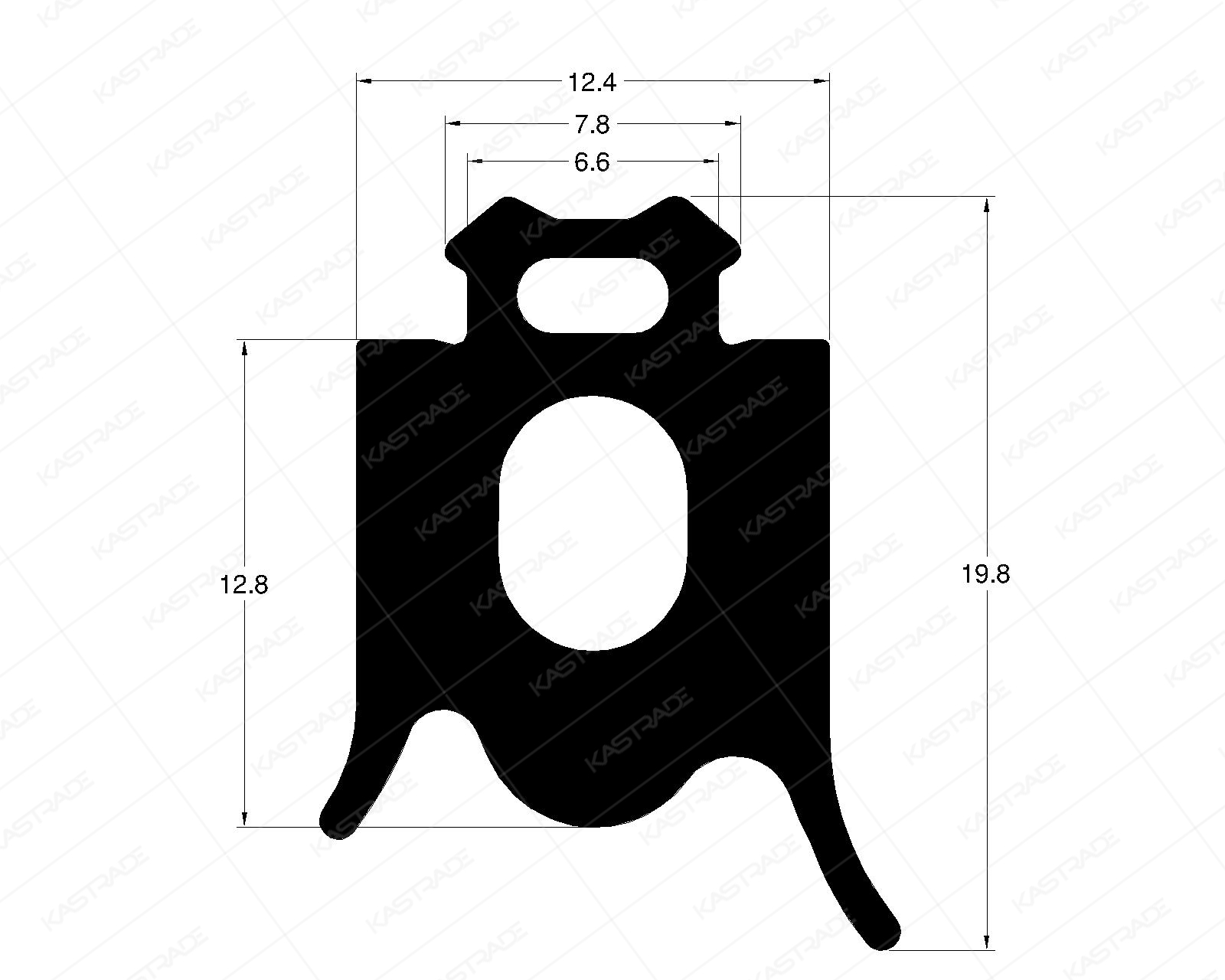 Glazing Gasket - 13 mm