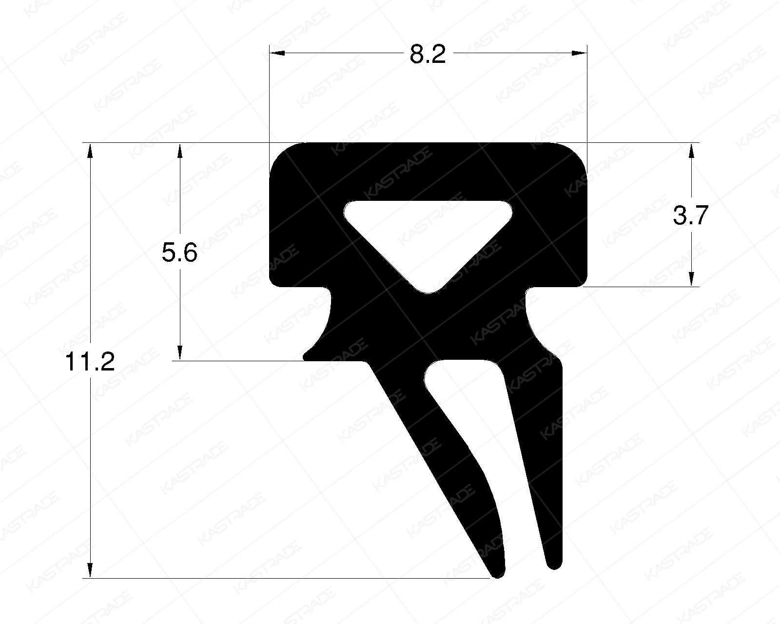 Sealing Gasket for Swing Door