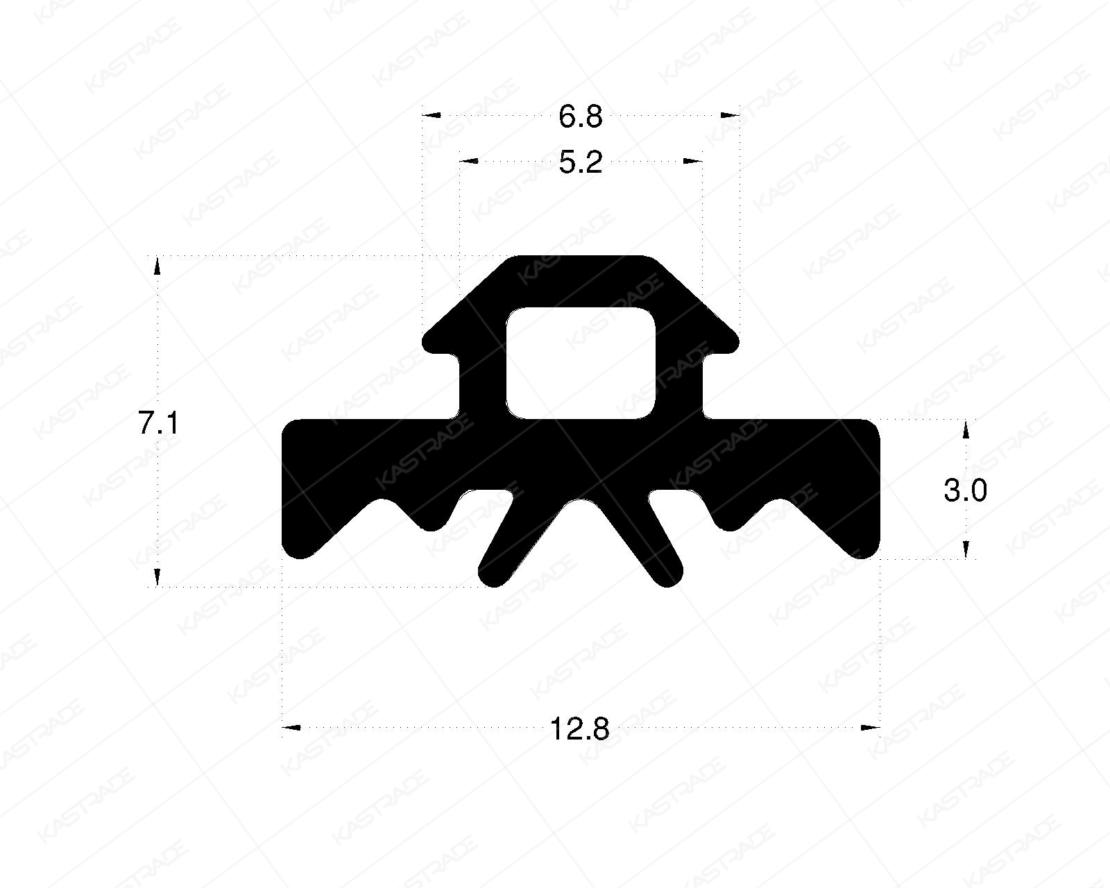 Curtainwall Gasket 3.0 mm