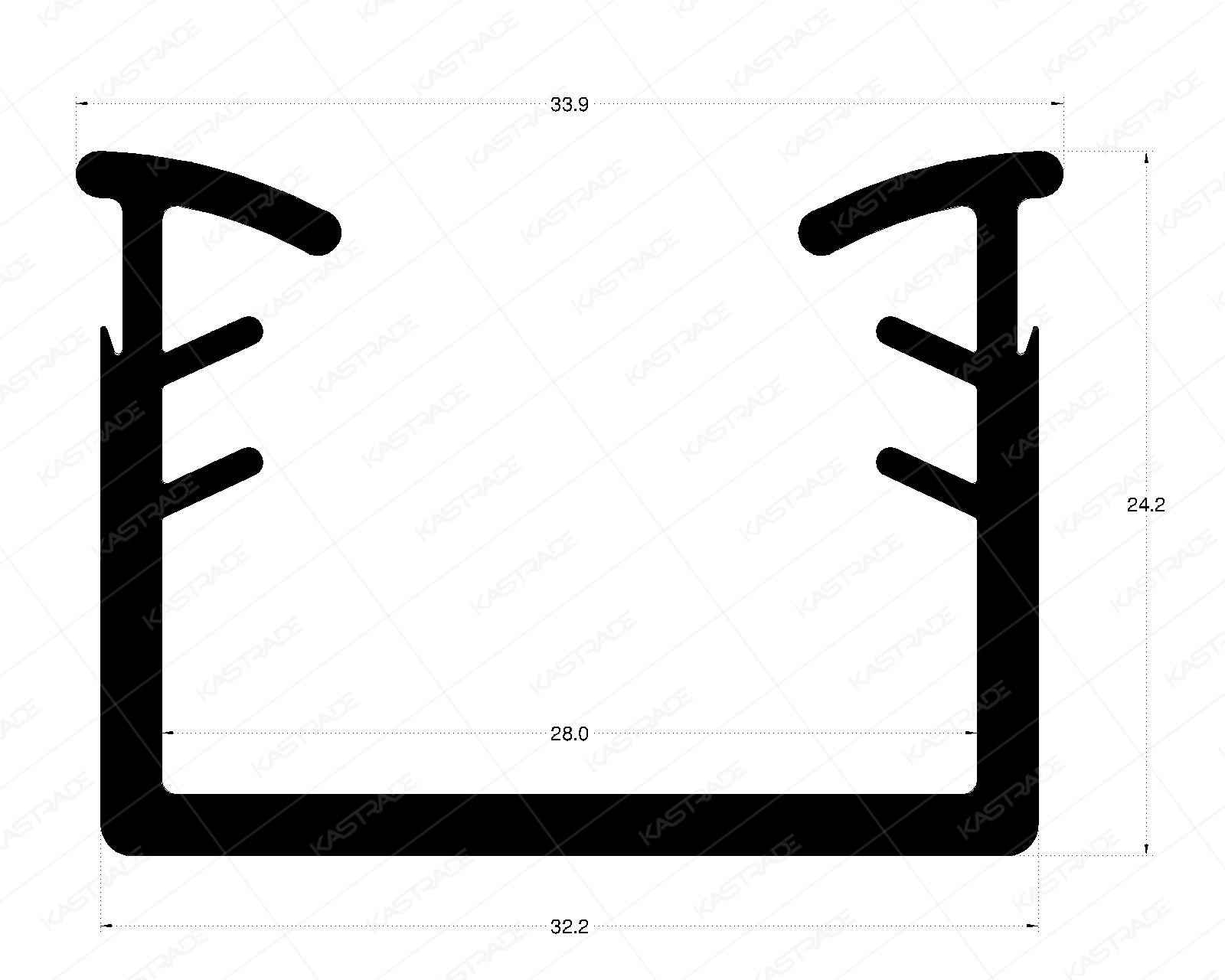 U Gasket for Insulated Glass