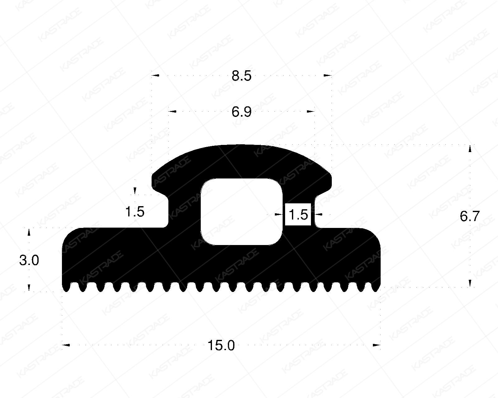 Curtainwall Gasket 3 mm