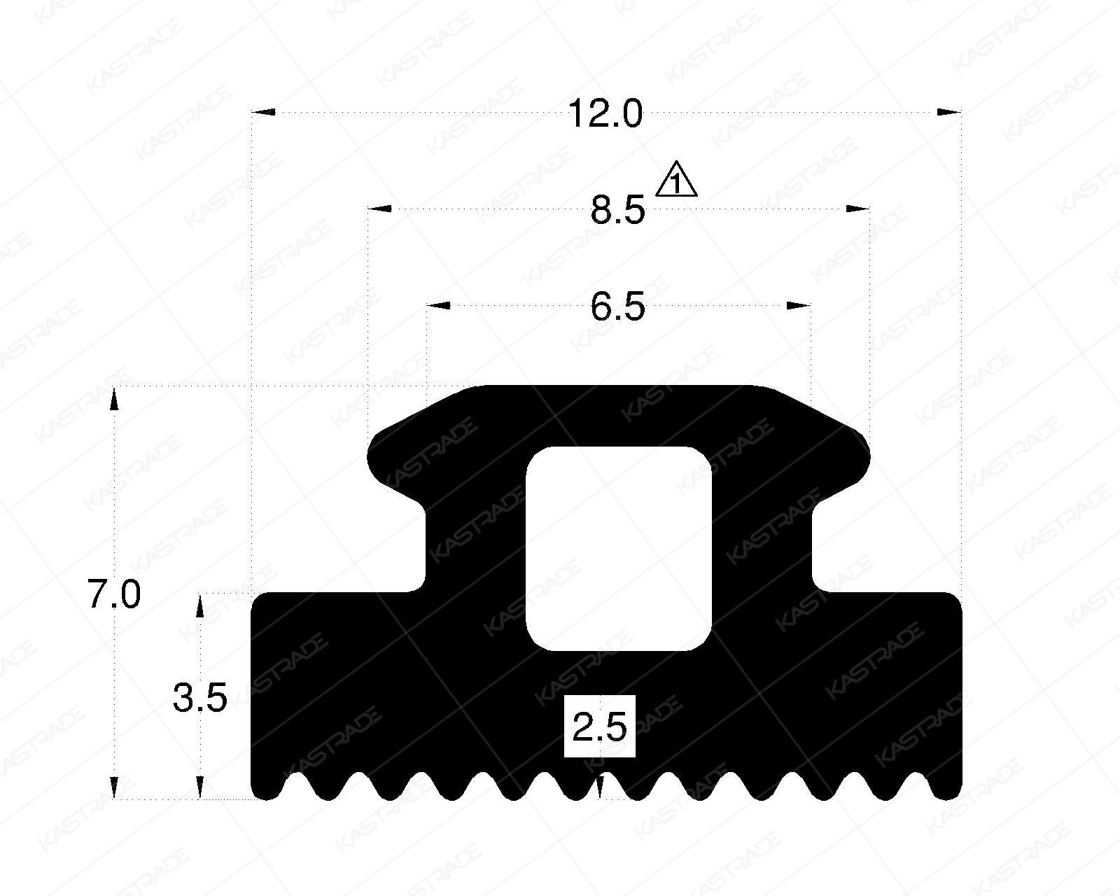 Curtainwall Gasket 4 mm