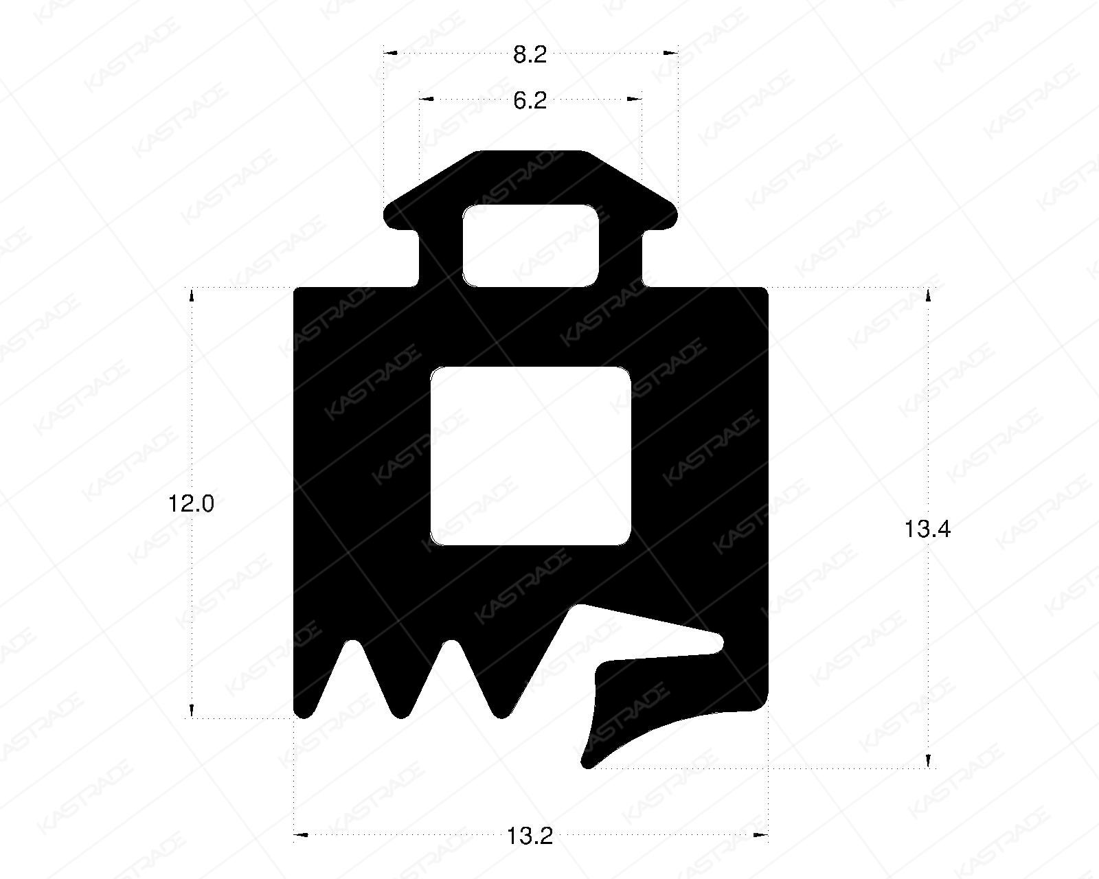 Inner Gasket for 2 Way Structural Glazing