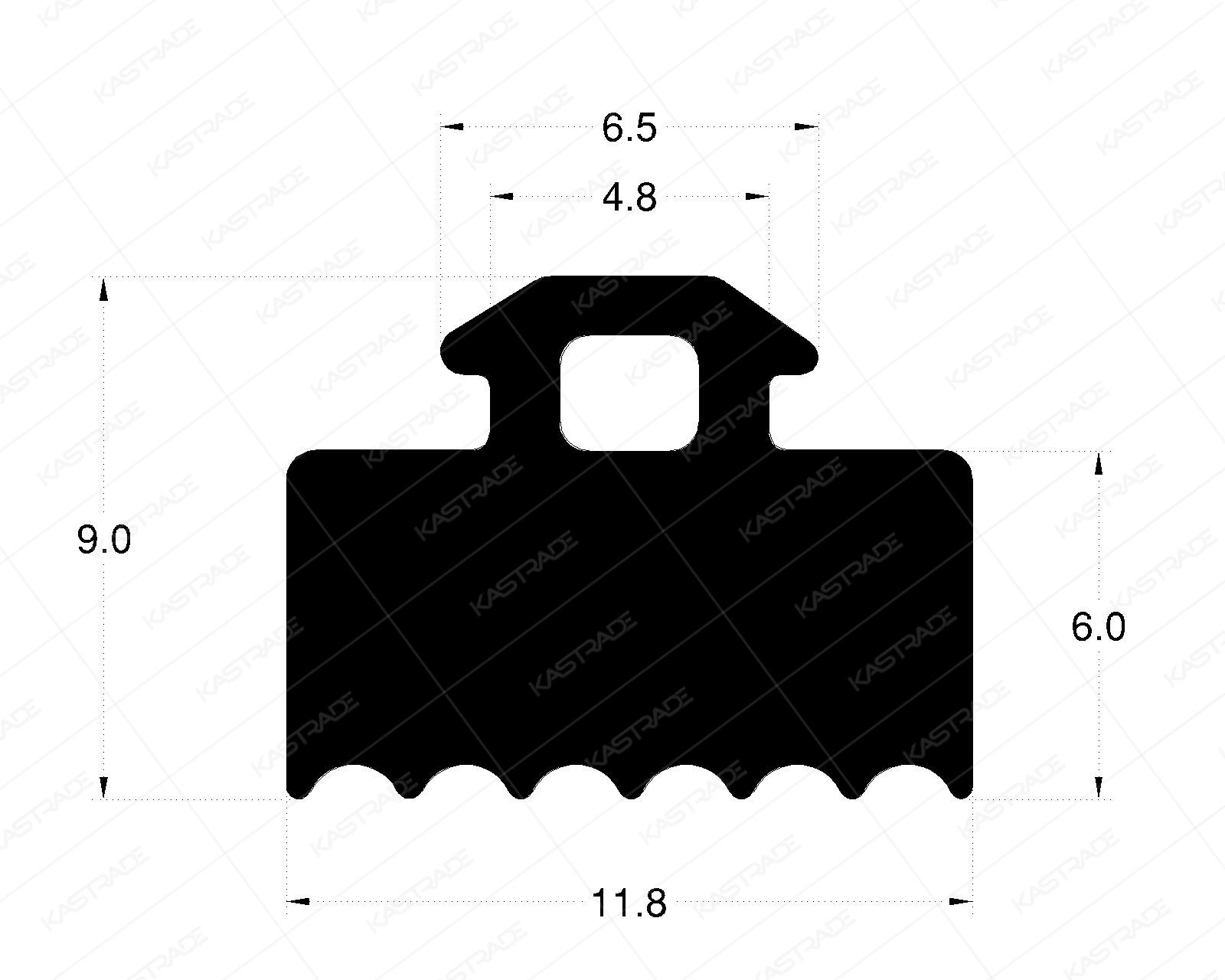 CW Gasket 6 mm Small Nose (used with Glass Spacer)