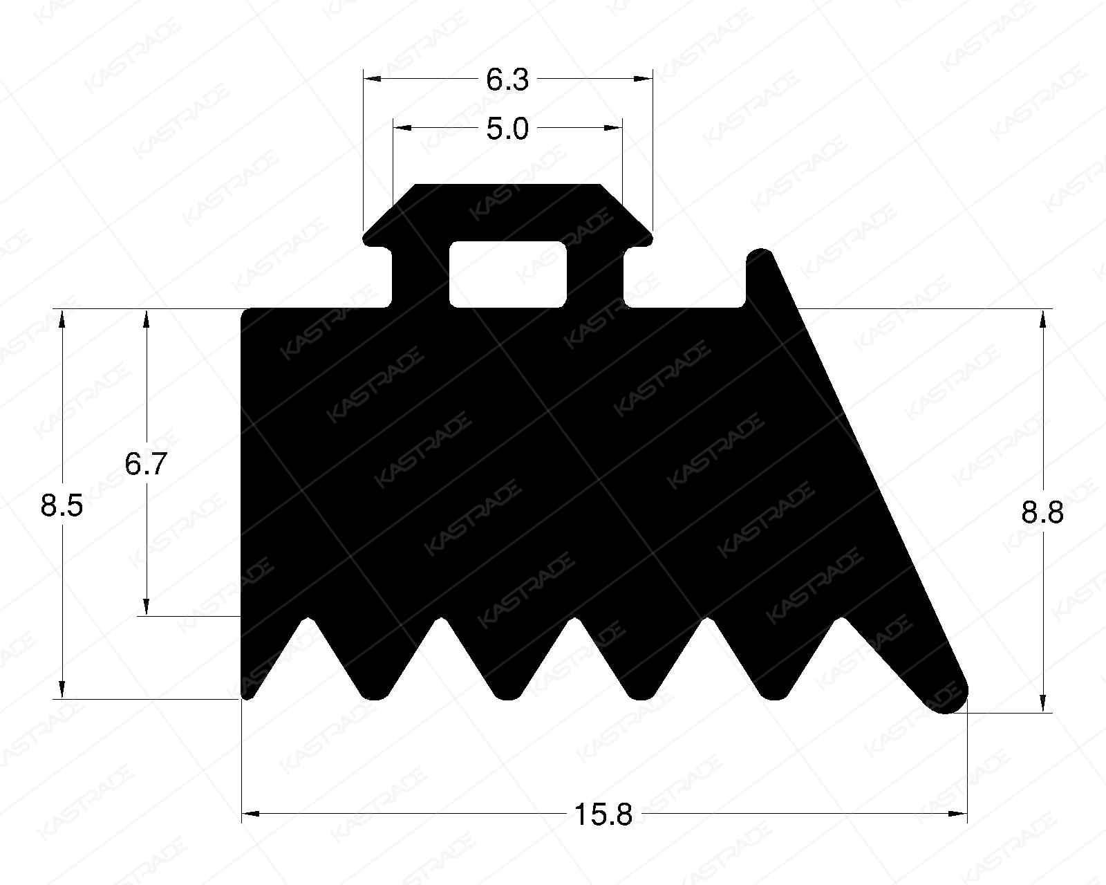 Mullion/Transom Gasket