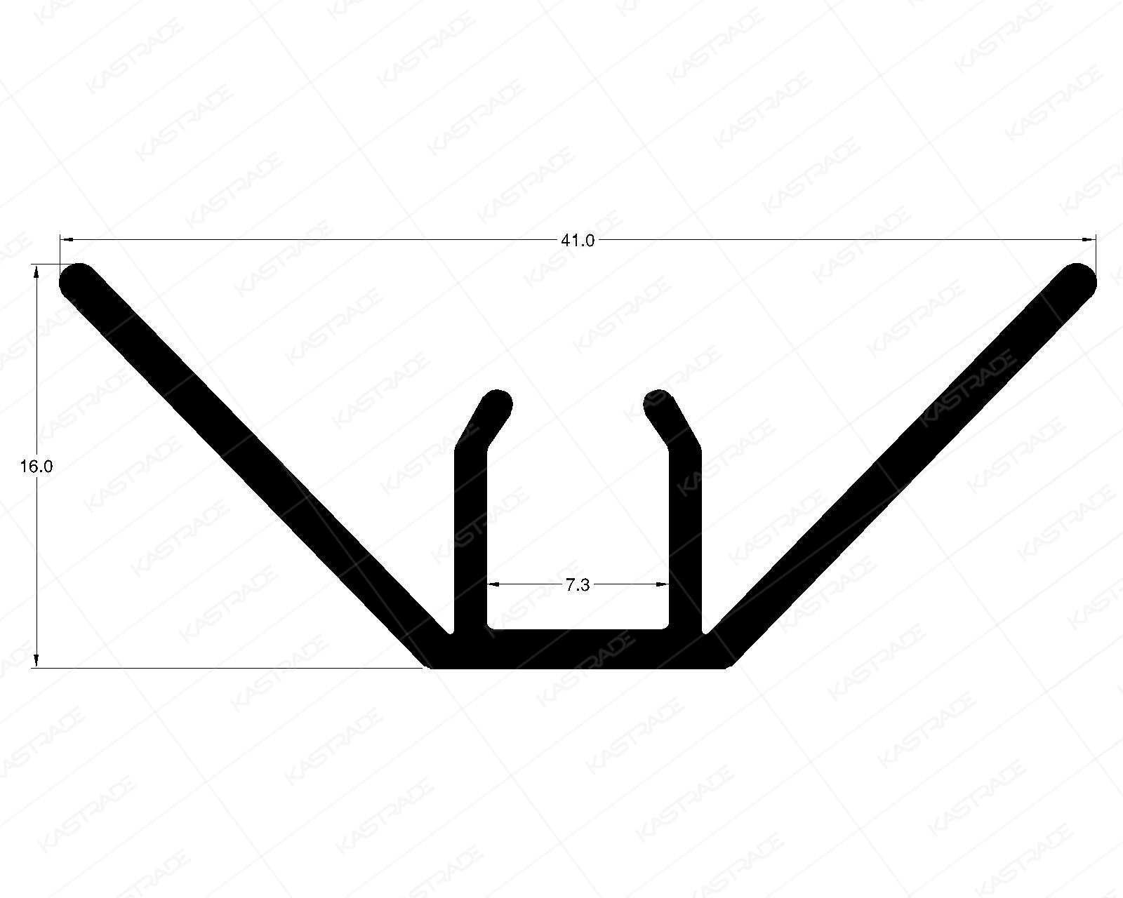 Coving Backing Profile for Clean Rooms