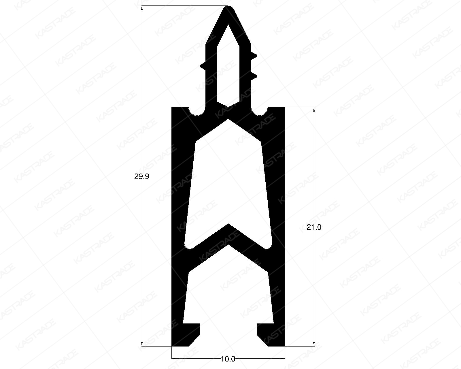Isolator - 21.0 MM with short Nose