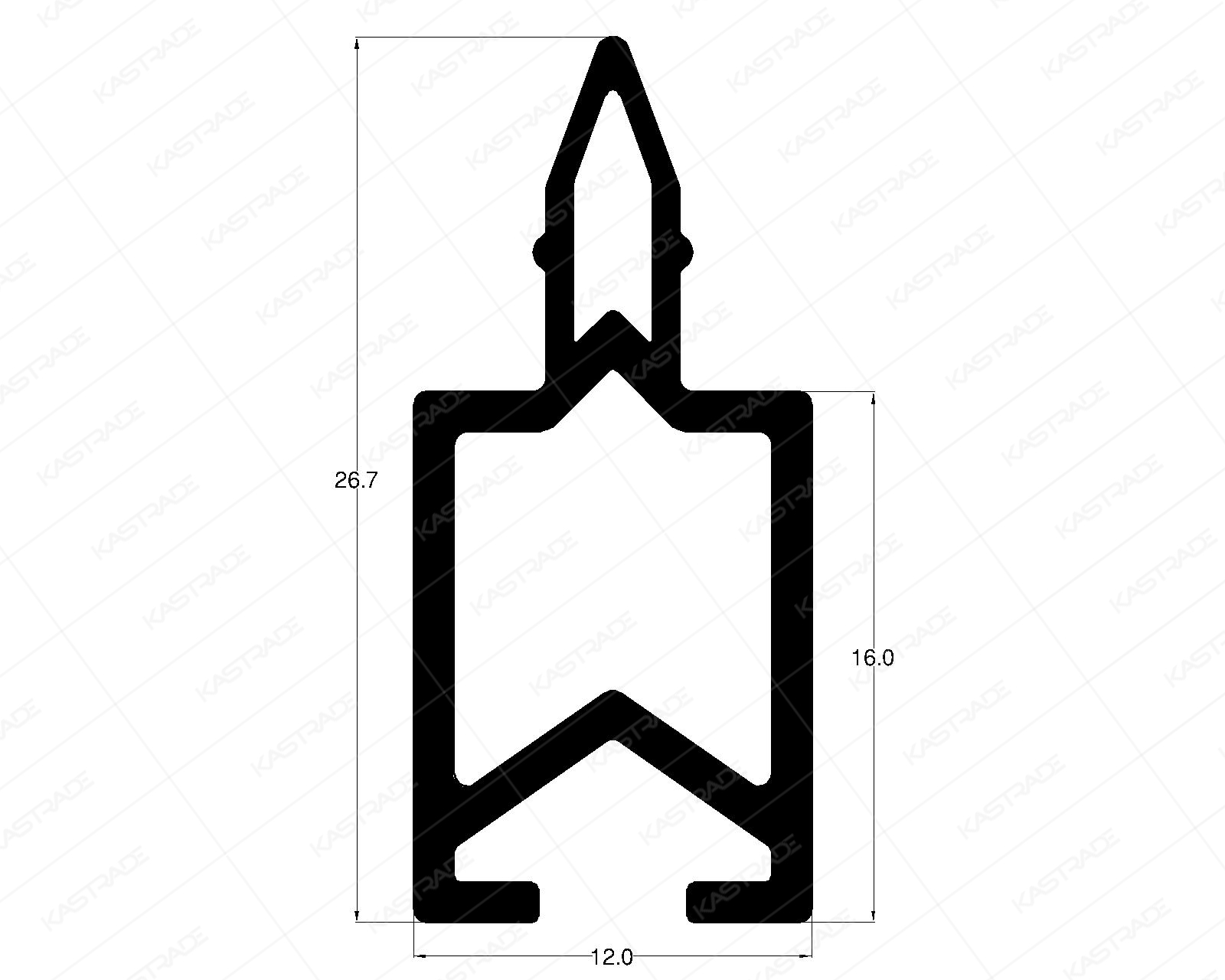 Isolator - 16.0 MM with short Nose