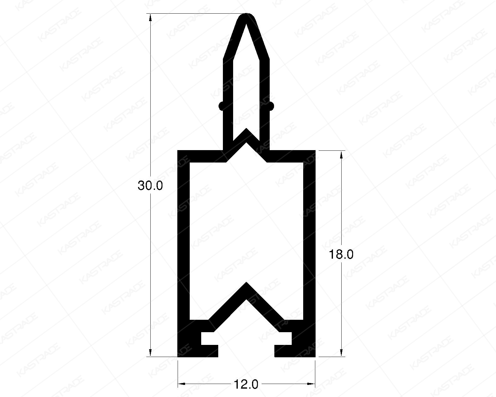 Isolator 16.0 MM with 12 MM base