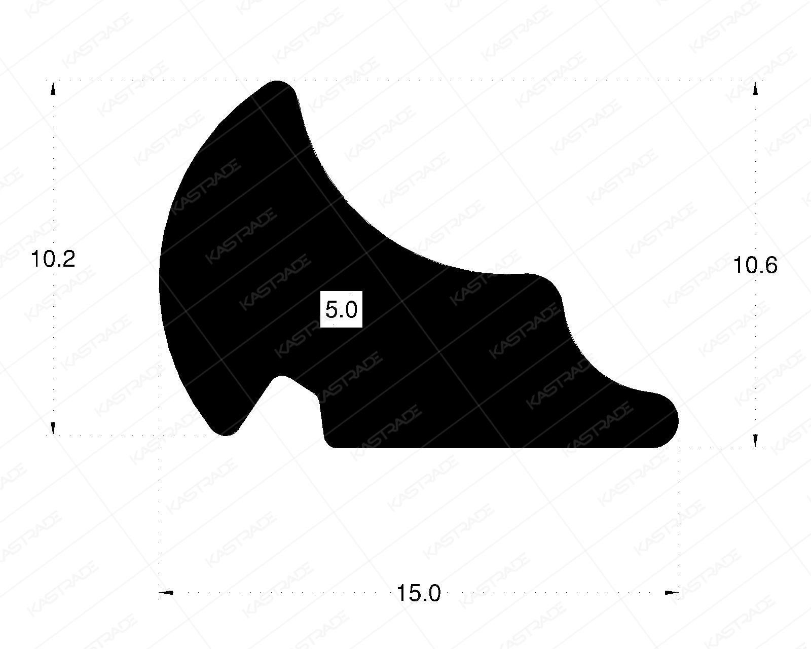 Glazing Gasket - 5.0 MM