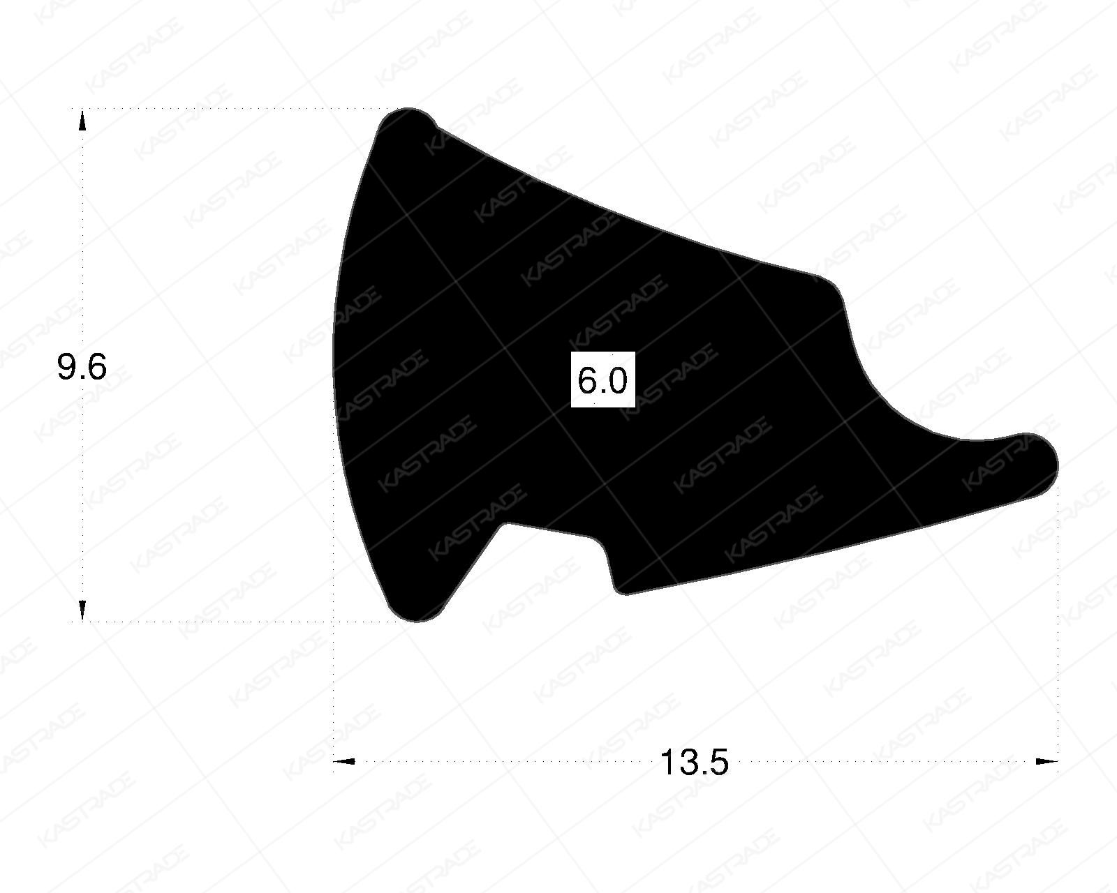 Glazing Gasket - 6.0 MM