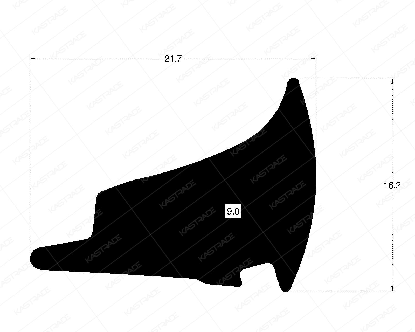 Glazing Gasket - 9.0 MM