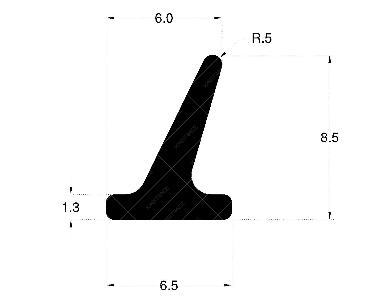 Bottom Door Profile Gasket (Small)