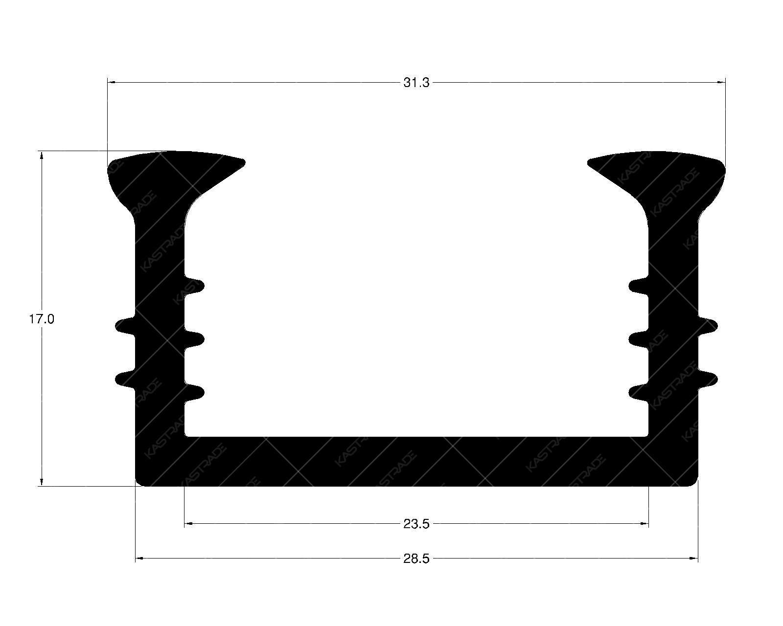 Rubber for Sliding Shutter