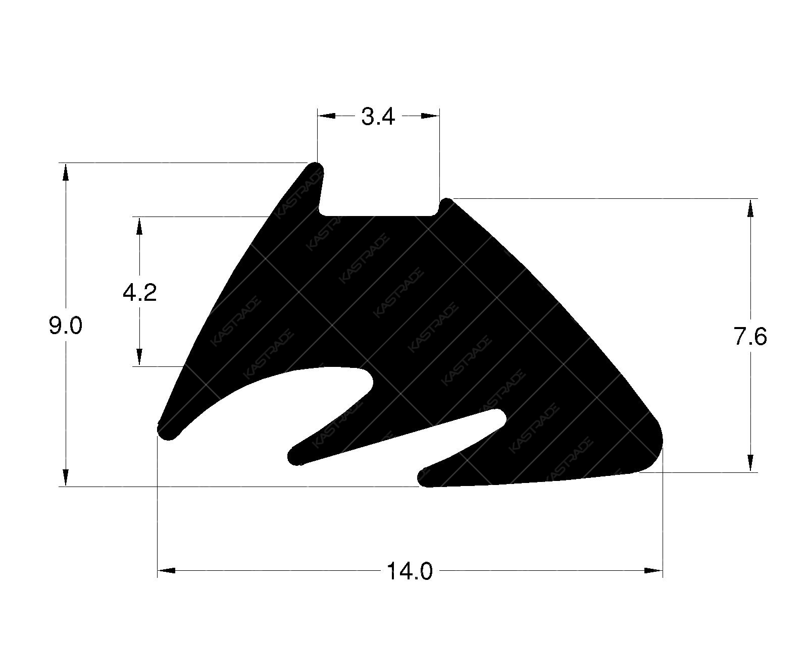 Glazing Gasket - 4.0 MM