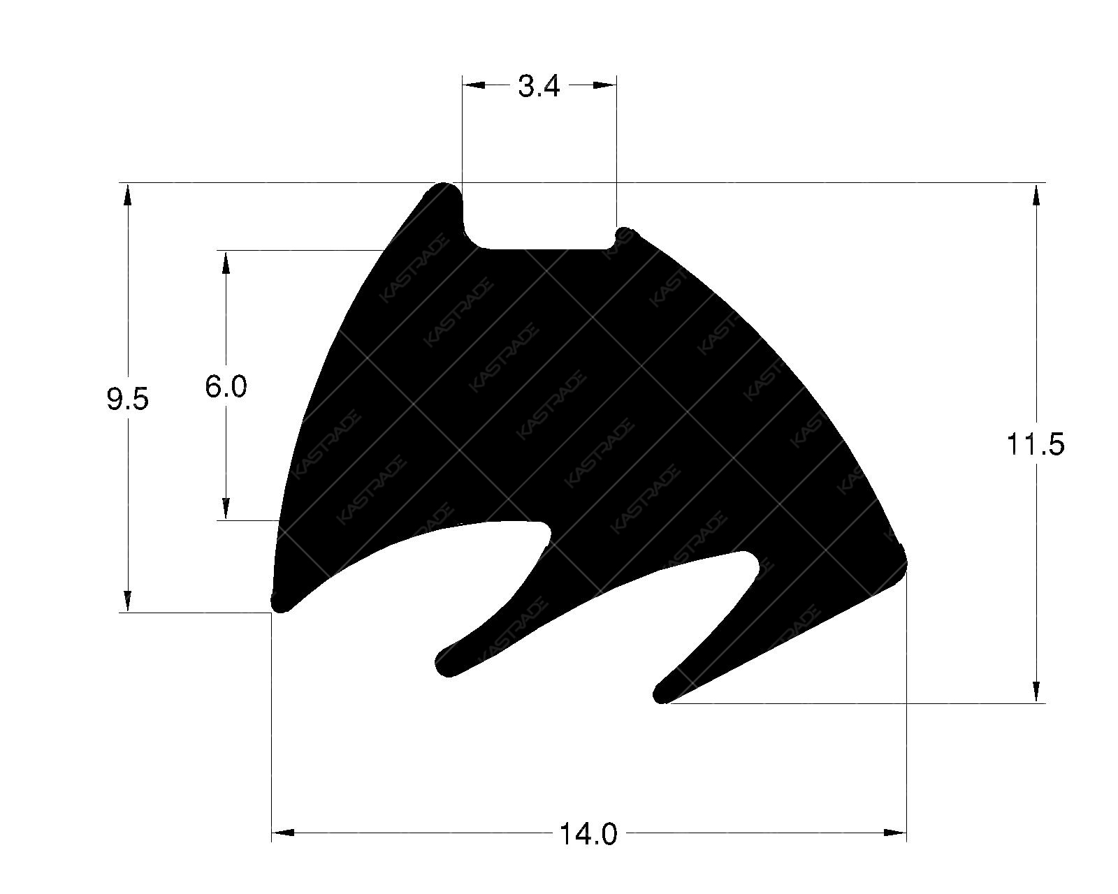 Glazing Gasket - 6.0 MM