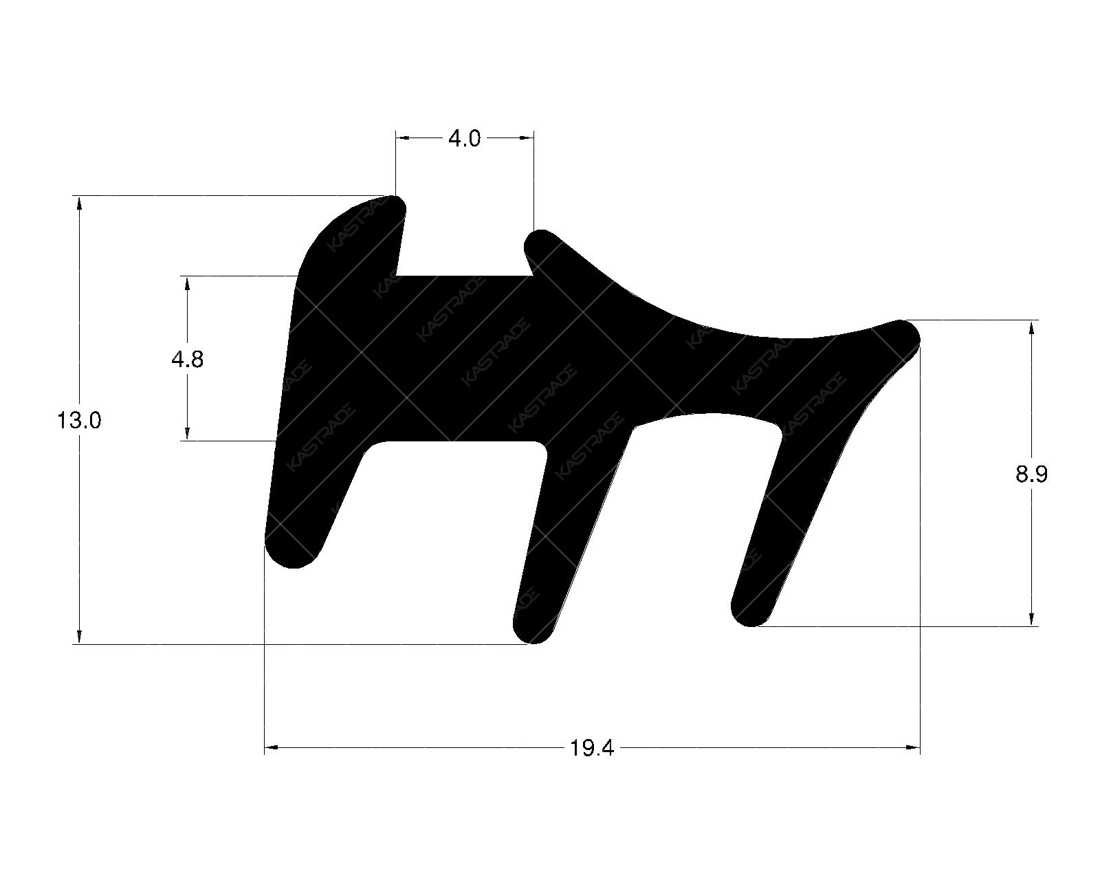 Glazing Gasket - 5.0 MM