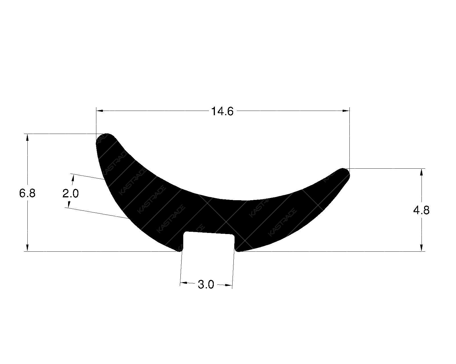Glazing Gasket 2.0 mm
