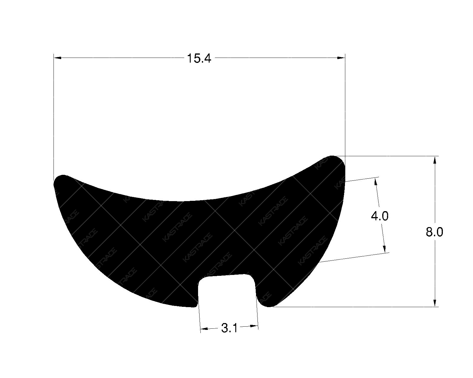 Glazing Gasket 4.0 mm