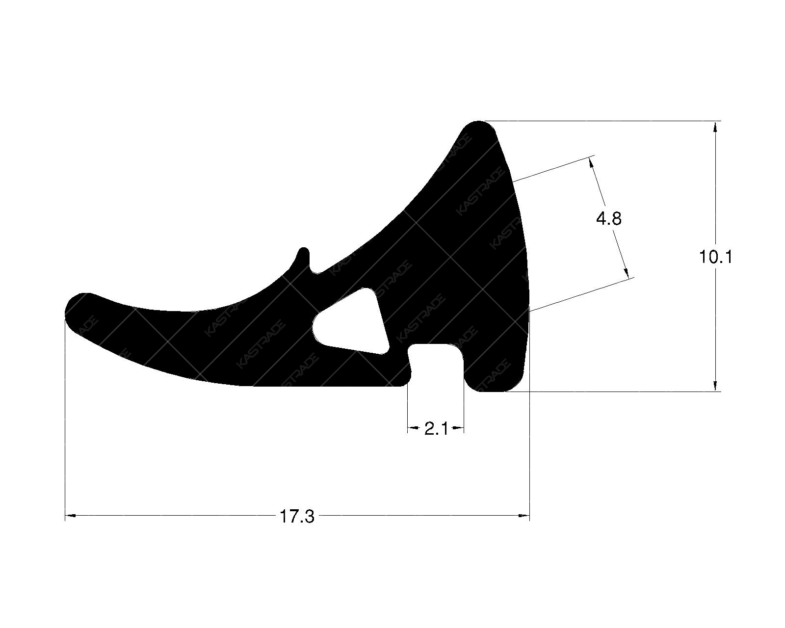Glazing Gasket 5.0 mm