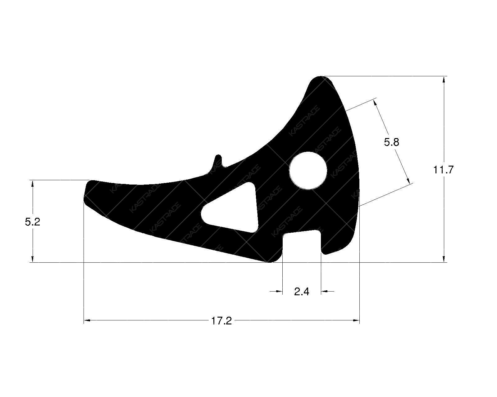 Glazing Gasket 6.0 mm