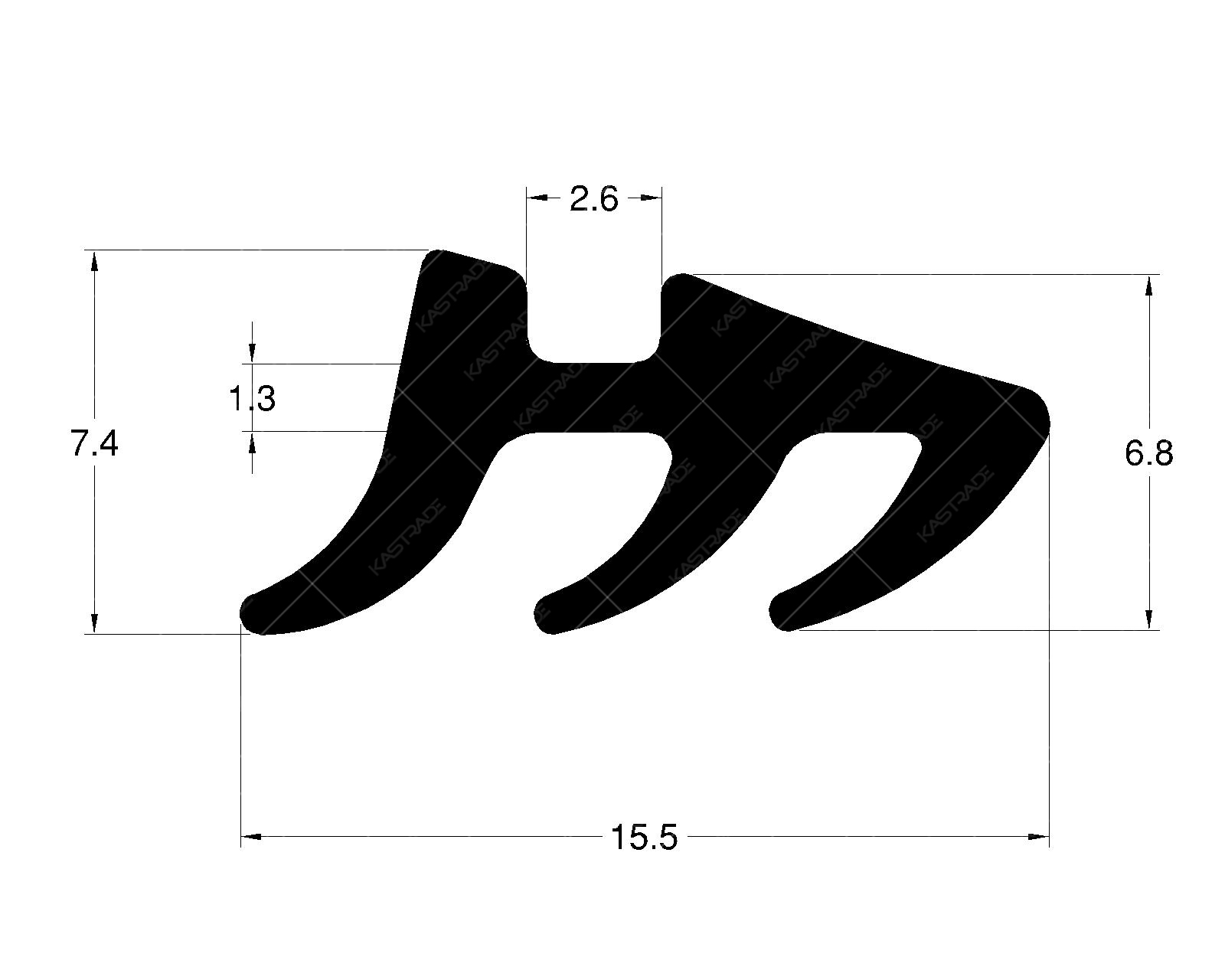 Glazing Gasket - 1.5 MM