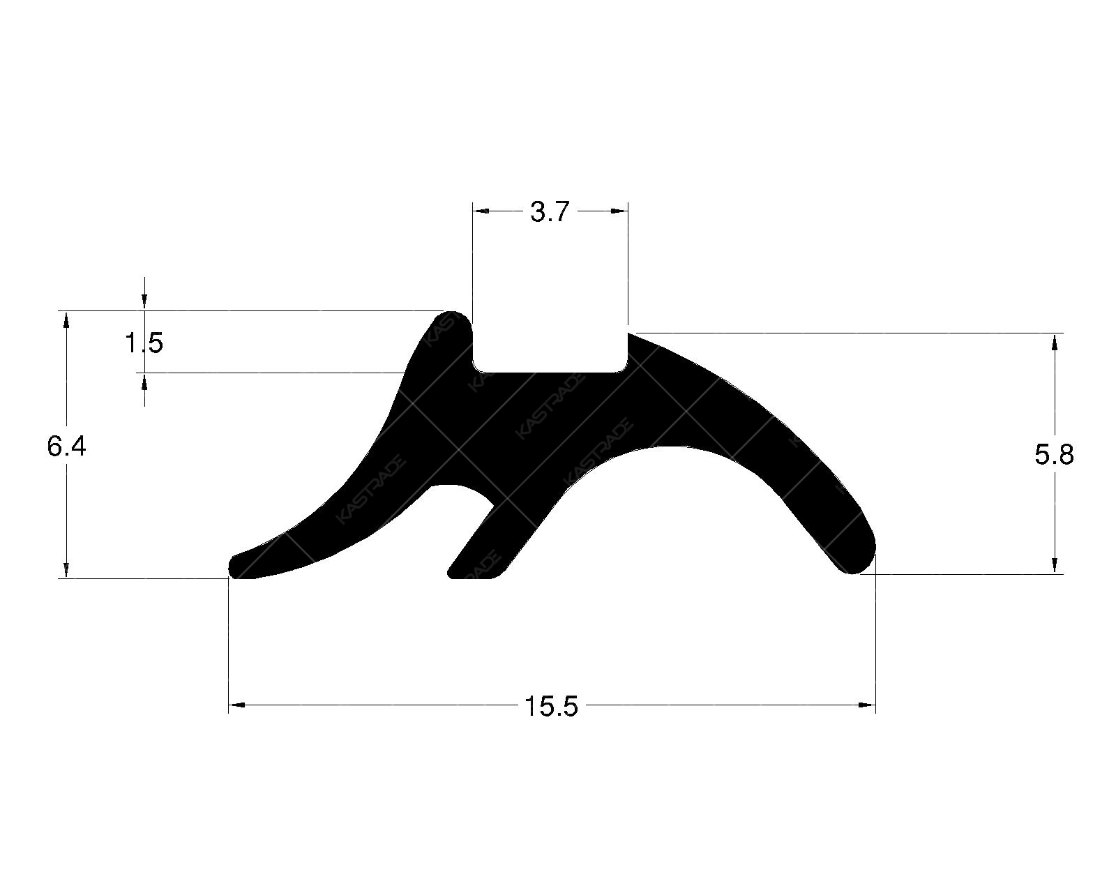 Glazing Gasket - 2.5 MM