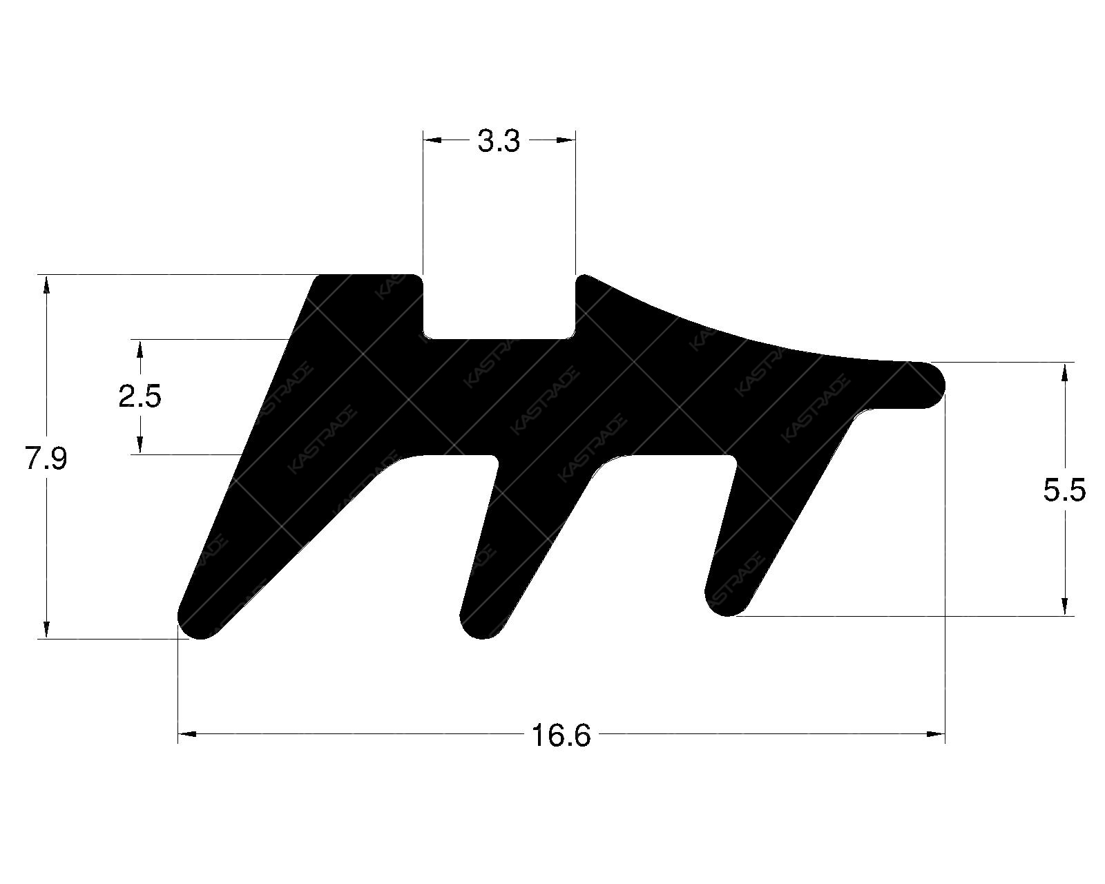 Glazing Gasket - 2.5 MM