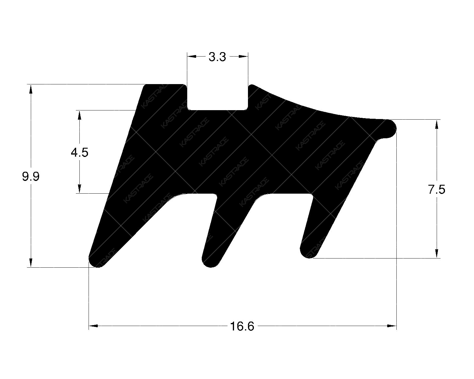 Glazing Gasket - 4.5 MM