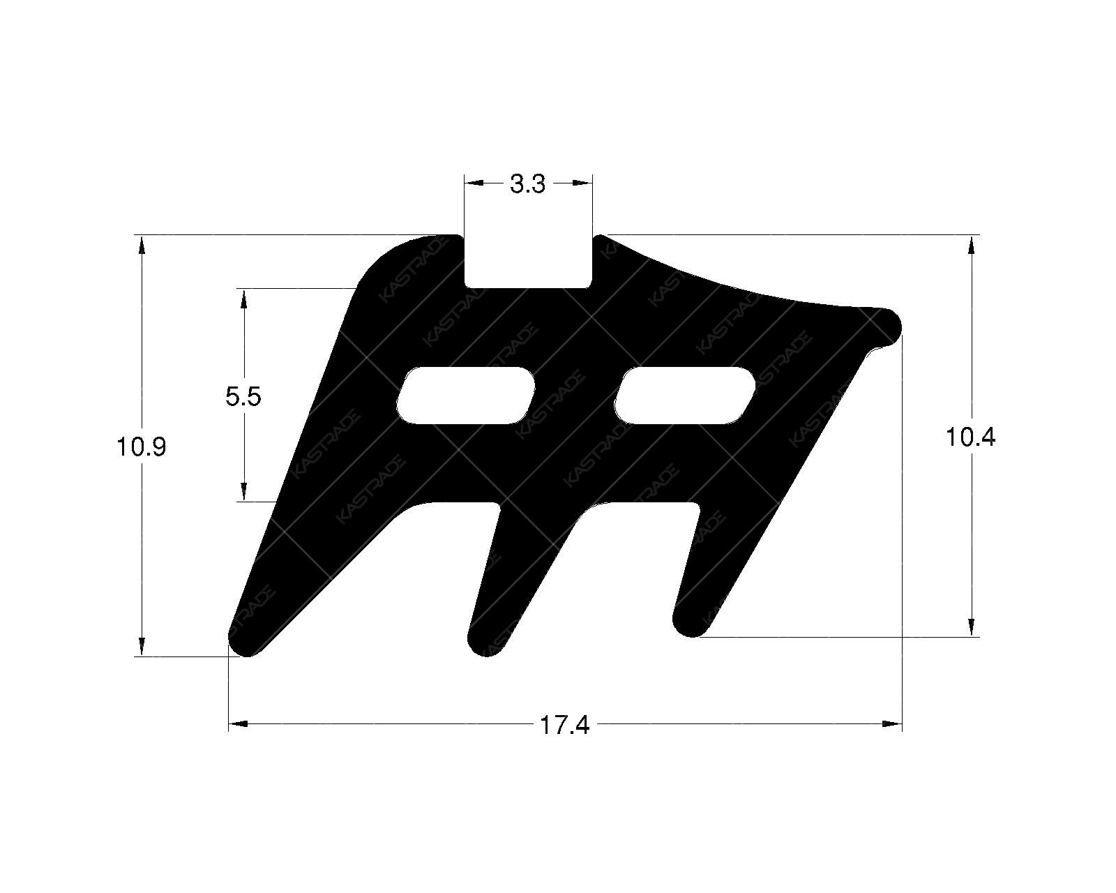 Glazing Gasket - 5.5 MM