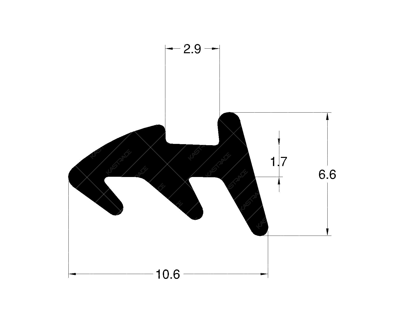 Glazing Gasket - 2.0 MM