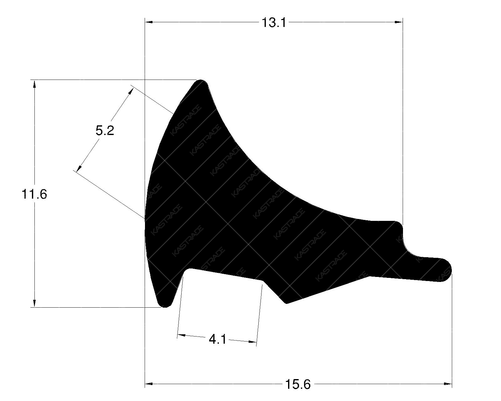 Glazing Gasket - 5.0 MM