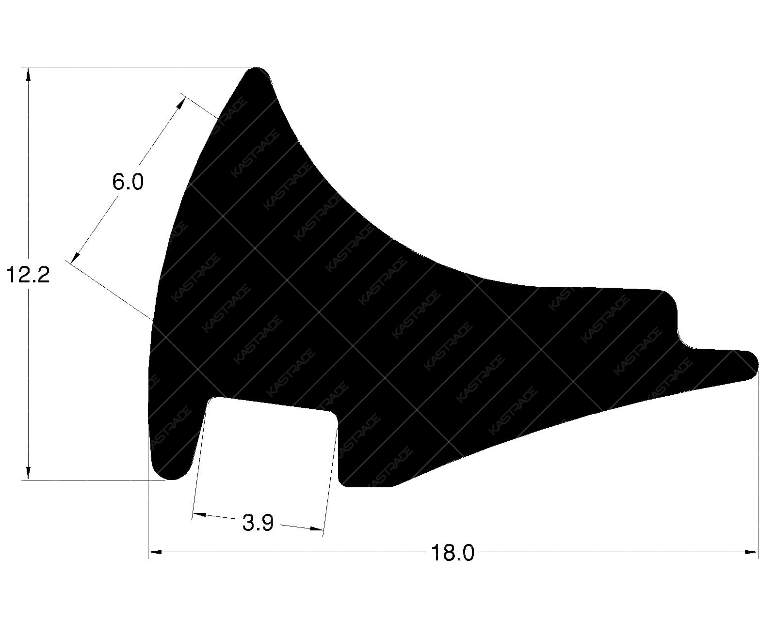 Glazing Gasket - 6.0 MM