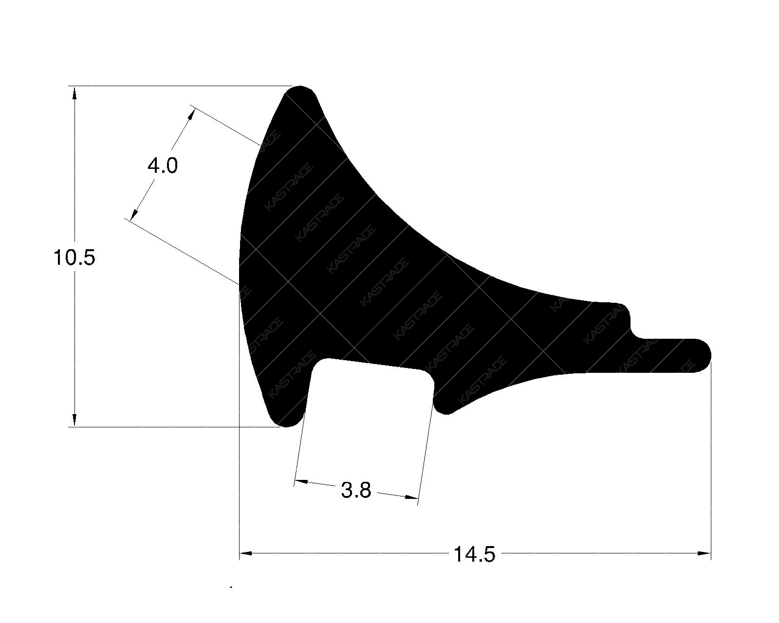 Glazing Gasket - 4.0 MM