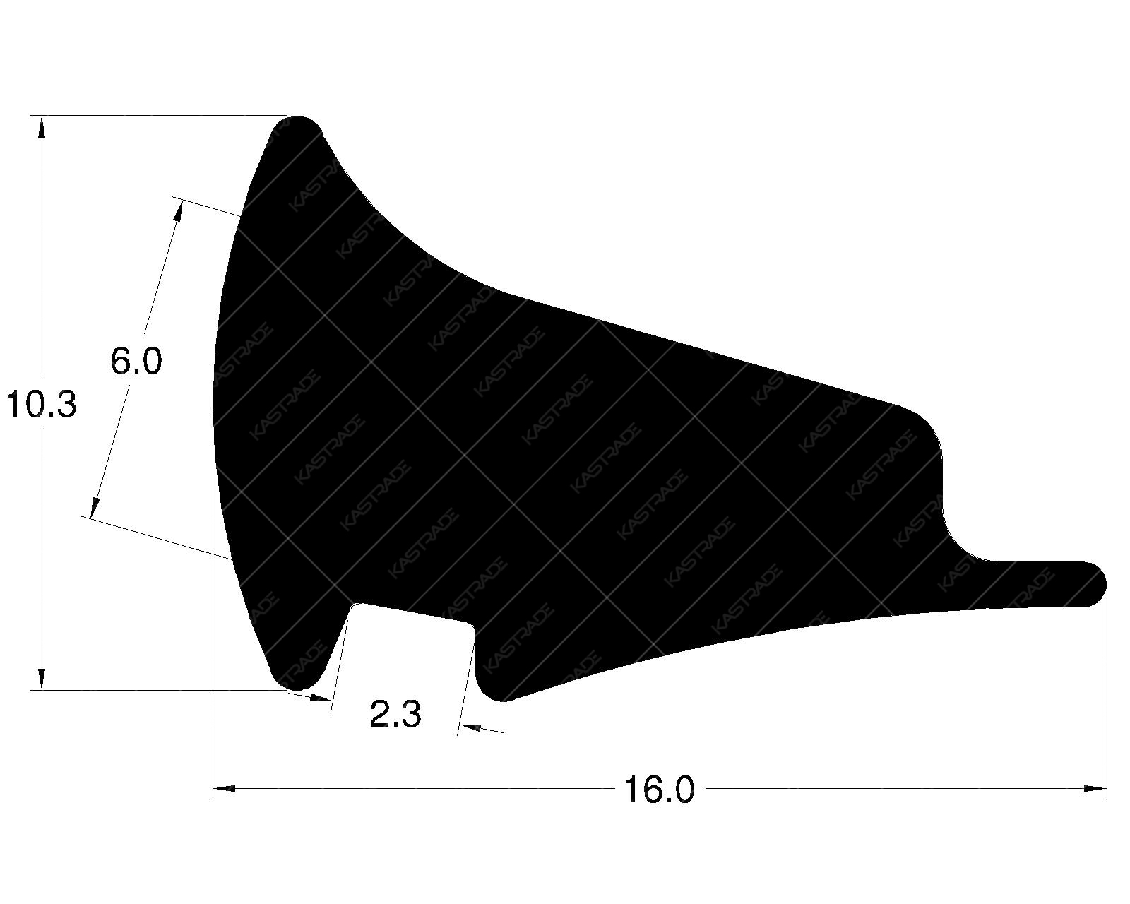 Glazing Gasket - 4.5 MM