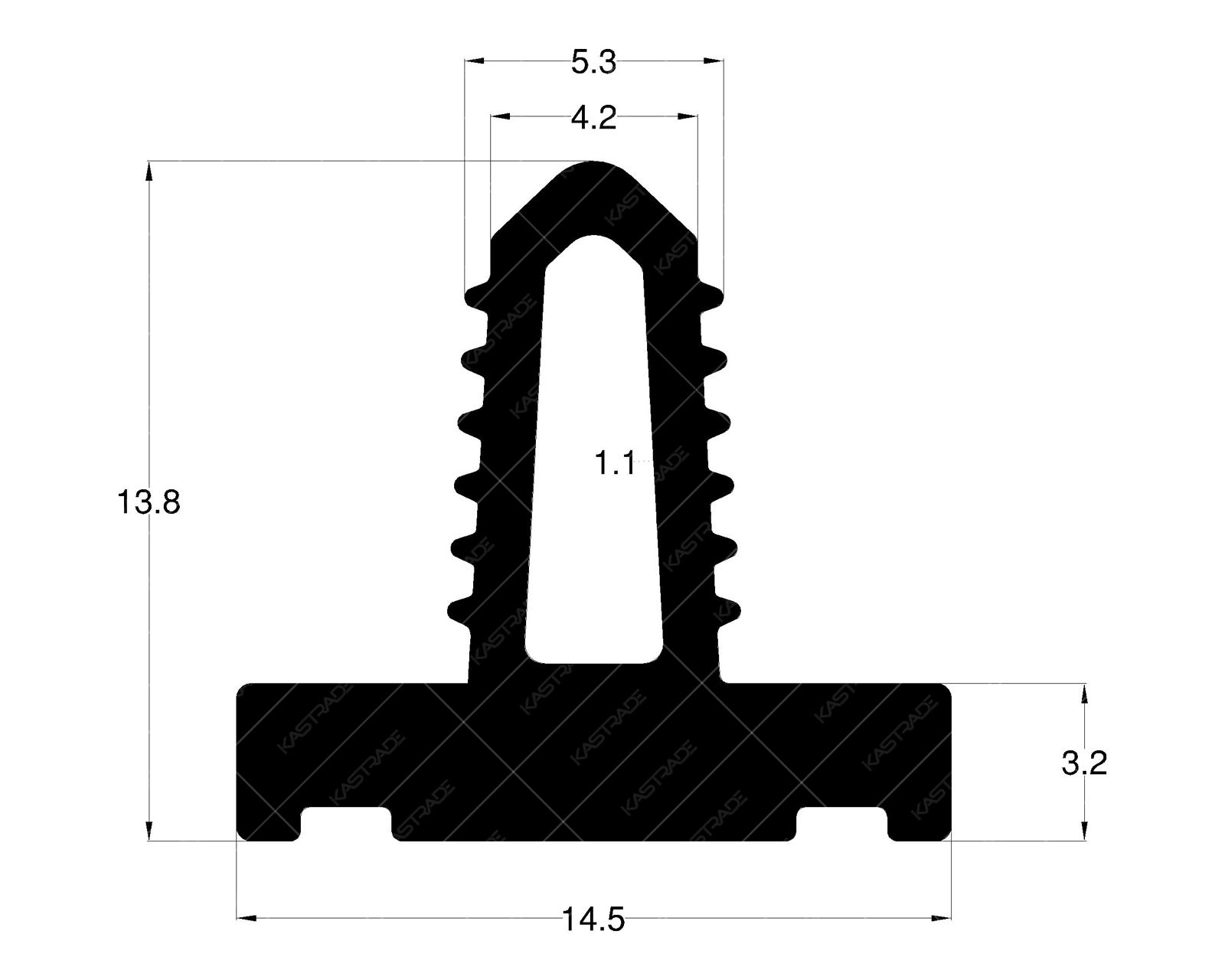 T Rubber Gasket - Small
