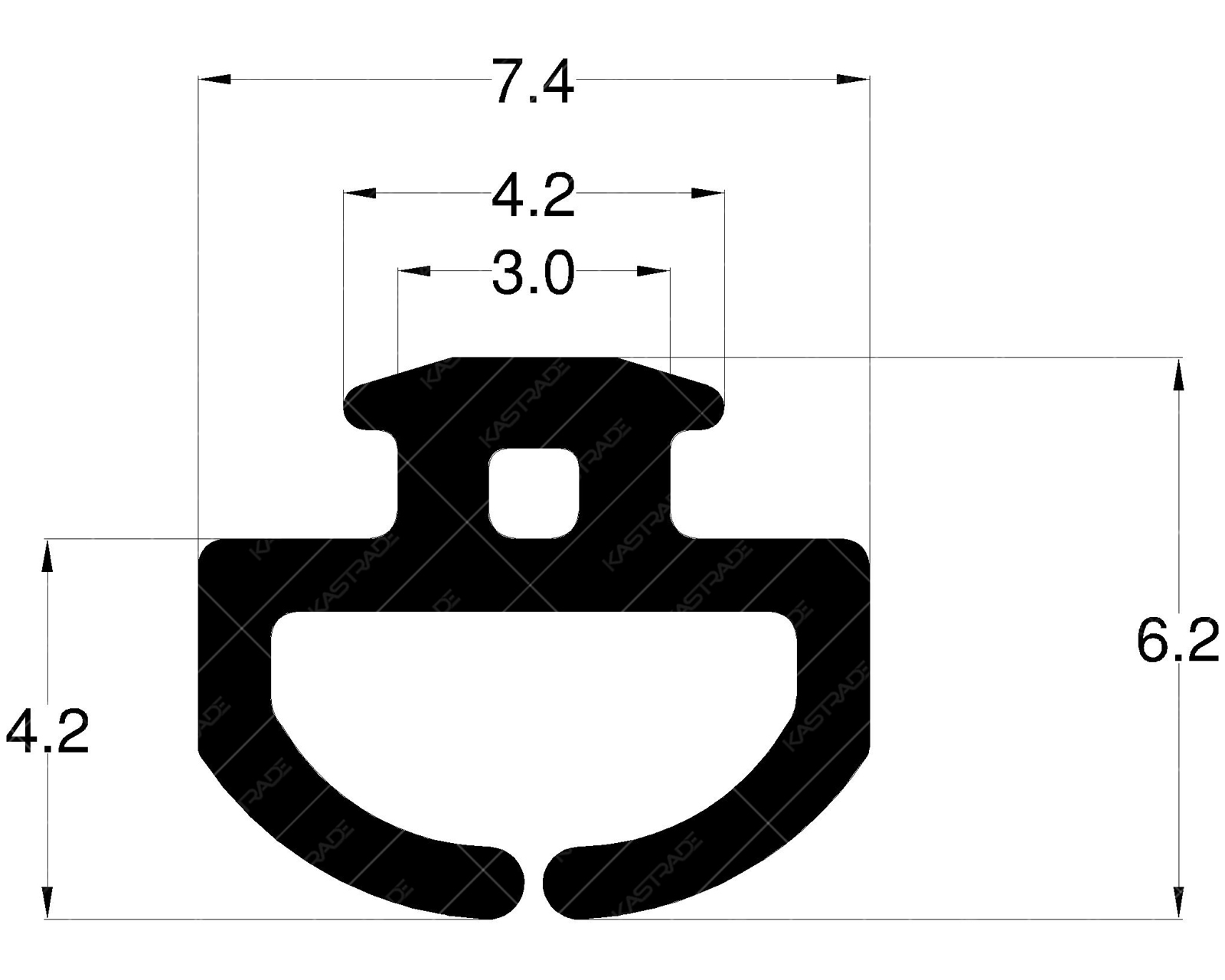 Concealed Window Shutter Gasket