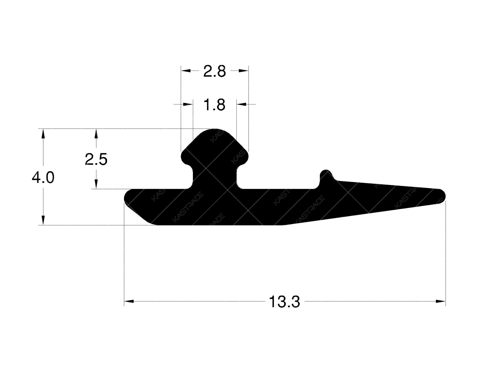 Filler Gasket - Arrow Head