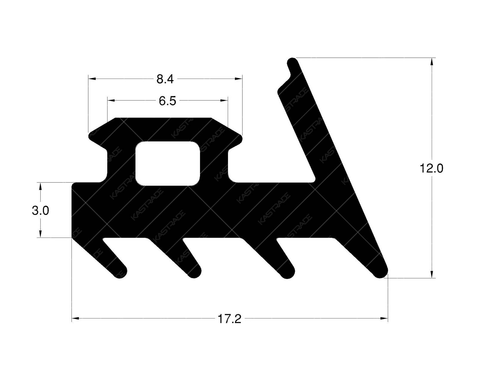 Pressure Plate Gasket with side flaps