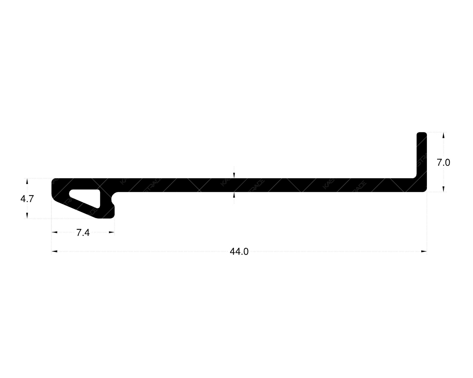 Interlock Gasket (Flat long Version)