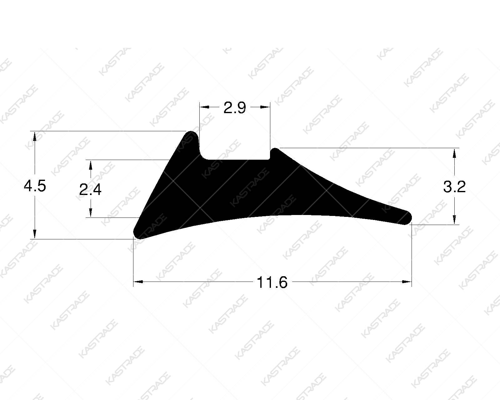 Glazing Gasket - 2.5 mm