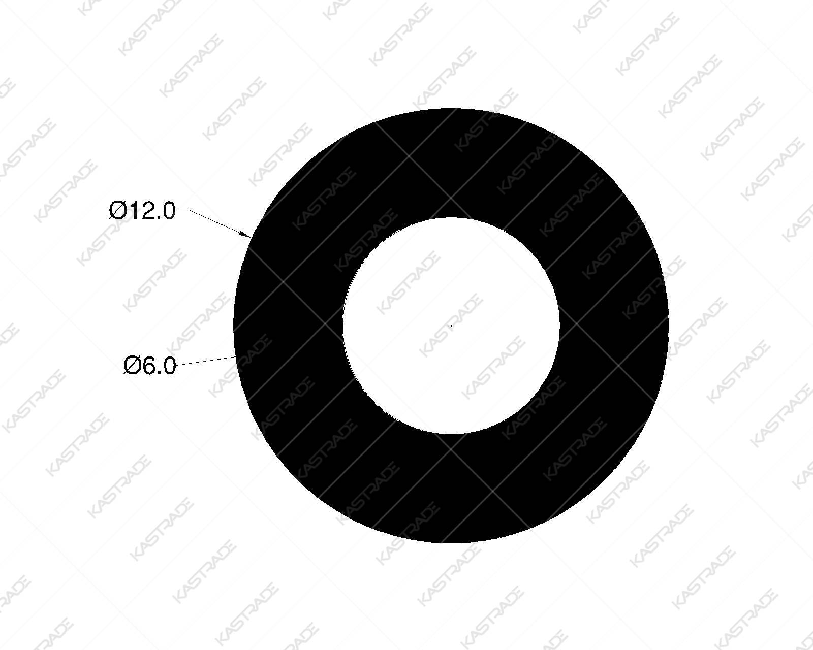 Tube (Round) Profile OD 12 MM & ID 6 MM