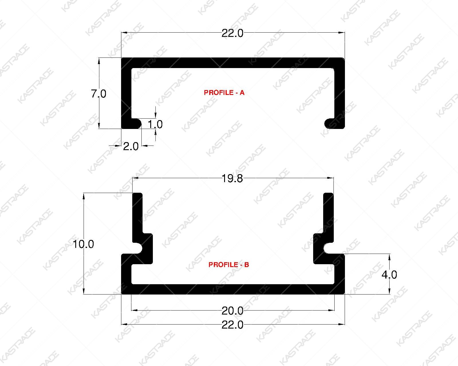 U Clip Enclosure Profile
